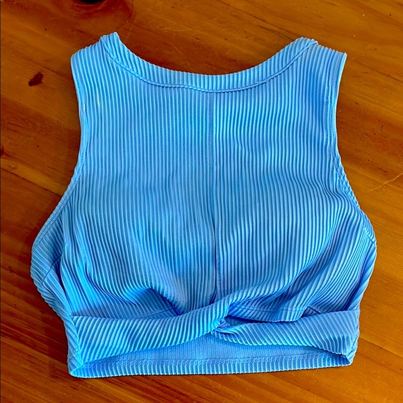 HOLLISTER | Women’s Lavender Ribbed Swim Top Size Small S - Picture 1 of 3